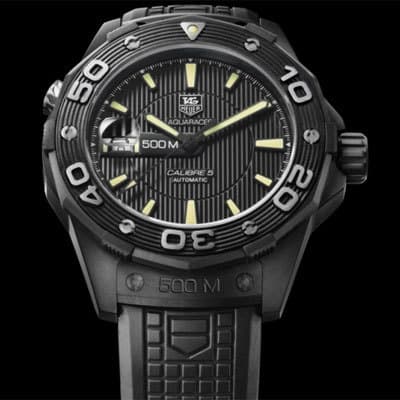 Часы TAG Heuer Aquaracer 500M Calibre 5 Full Black
