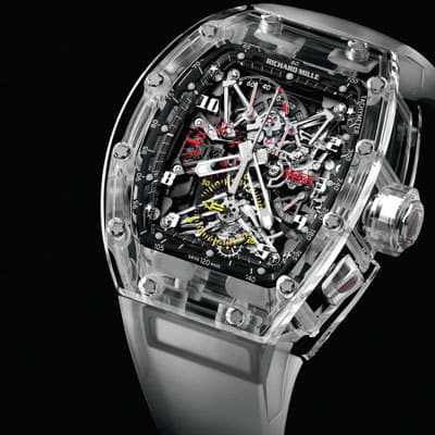 Часы Richard Mille Tourbillon Split Seconds Competition Chronograph RM 056 Felipe Massa Sapphire