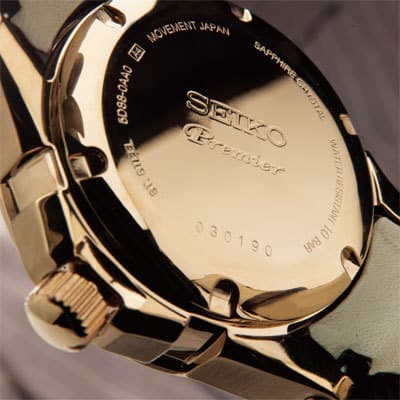 Часы Seiko Premier Kinetic Moon-Phase Direct Drive