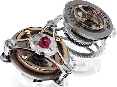 TAG Heuer Carrera MikroPendulum 100th-of-a-Second Chronograph и TAG Heuer Carrera MikroPendulumS 100th-of-a-Second Concept Chronograph
