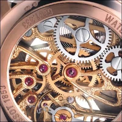 Часы Tissot Sculpture Line Skeleton 