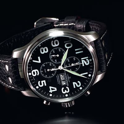 Zeno-Watch Pilot Classic Oversized 