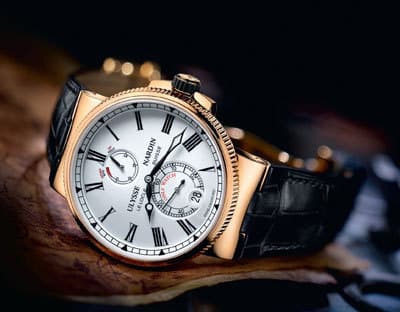 Ulysse Nardin Marine Chronometer Manufacture, эстимейт: 30 000—40 000 евро; продано: 45 000 евро