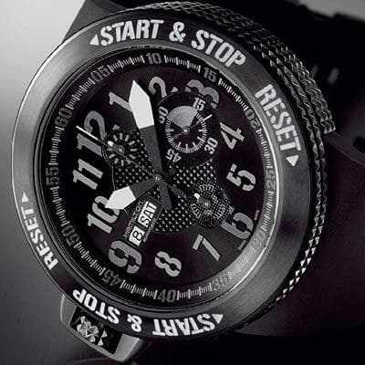 Khaki BASE Jump Auto Chrono