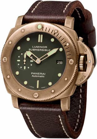 Часы Officine Panerai Luminor Submersible 1950 3 Days Power Reserve Automatic Bronzo