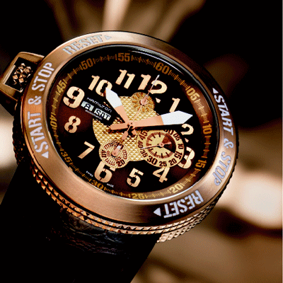 Khaki BASE Jump Auto Chrono