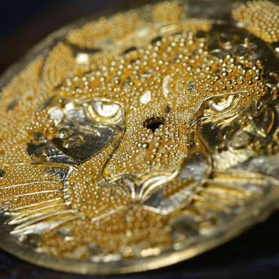 Cartier Rotonde Panthere Granulation 	