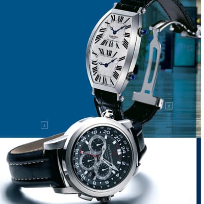 Carl F. Bucherer Patravi Travel Tec GMT and  Cartier Tonneau