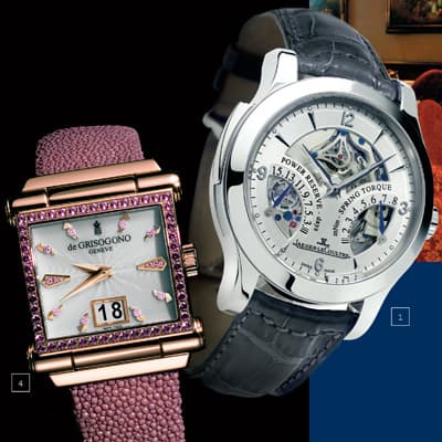 Jaeger-LeCoultre Master Minute Repeater and  de Grisogono Instrumento Grande