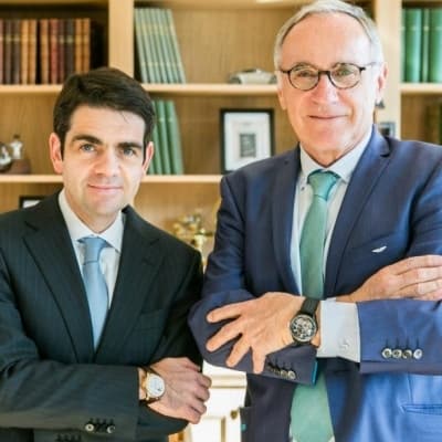 CEO Jaeger-LeCoultre Жером Ламбер и CEO Aston Martin Ульрих Бец