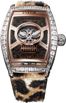 Re-Belle Lady Charm Skull от Cvstos с автоматическим калибром 551 и ремешком под мех леопарда