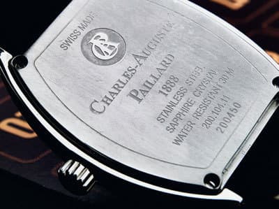 Часы  Charles-Auguste Paillard Curved Tonneau Classic 