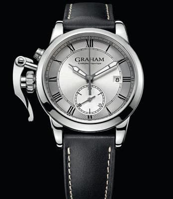 Премьера Базеля-2013: хронограф Chronofighter 1695 Erotic в серебряном корпусе 42 мм , автоматический калибр G1745, на задней крышке авторская гравировка 