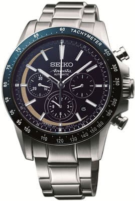 Циферблат Seiko Ananta 100th Anniversaty Chronograph украшает бронзовый полумесяц, скопированный со средневекового шлема