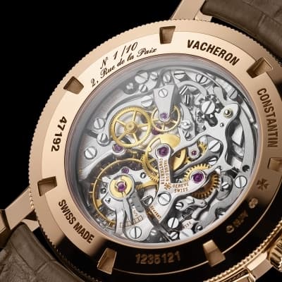 Patrimony Traditionnelle Chronograph Paris Boutique limited edition