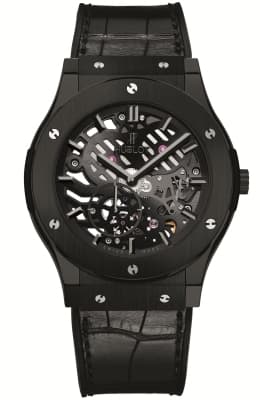 Black Ceramic Extra-thin Skeleton Classic Fusion