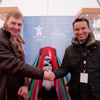 Вручение часов Omega российским олимпийцам