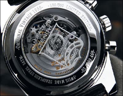 Часы Zenith El Primero New Vintage 1969