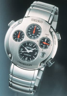 Циферблат Kinetic Sportura SLQ напоминал приборную панель, 2000 г.