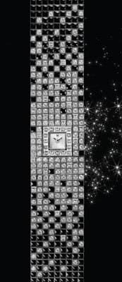 L’Heure Envoutee de Cartier с абстрактным узором из бриллиантов и черной эмали
