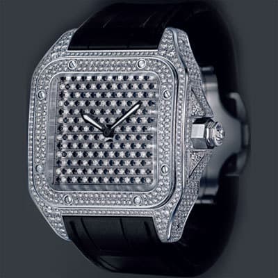 Часы Cartier Santos Triple Skeleton 