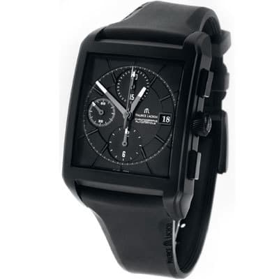 Часы Maurice Lacroix Pontos Chronographe Rectangulaire Full Black 