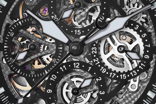 Chronoswiss Timemaster Chronograph Skeleton с черным PVD