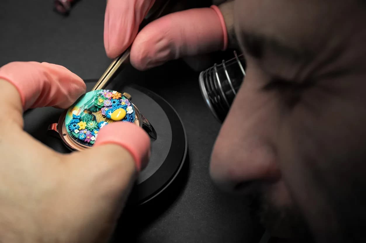 Создание часов Jaquet Droz