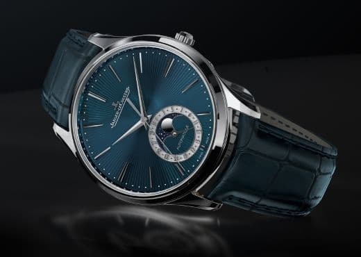 Jaeger-LeCoultre. Синяя эмаль и указатель фаз Луны