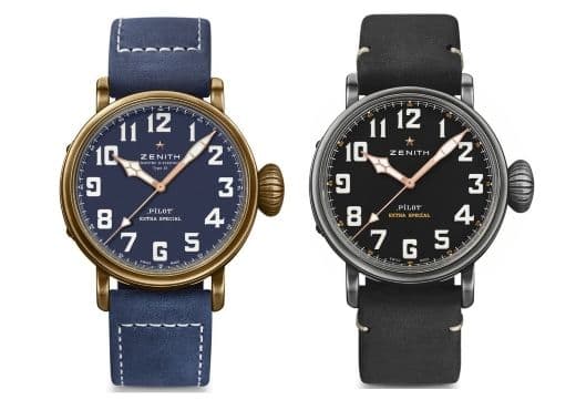 Zenith. Pilot в черном и синем