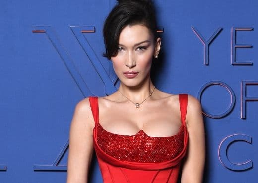 Миногарова и Белла Хадид на вечеринке Bvlgari