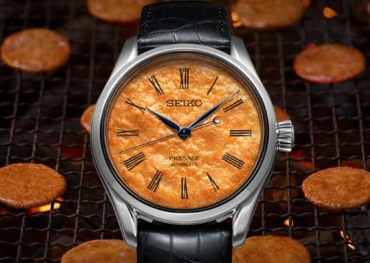 Seiko сделал часы с циферблатом из печенья сэмбэй