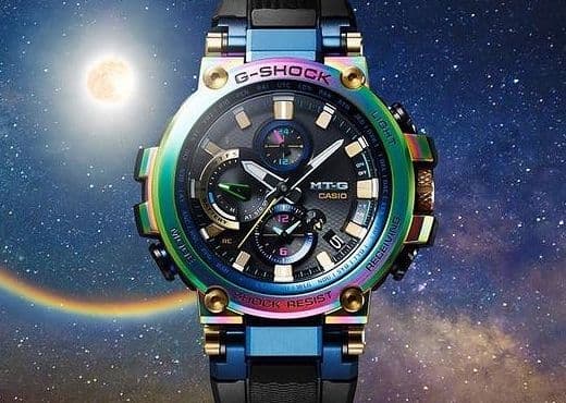 Casio G-Shock. Часы с «Лунной радугой»