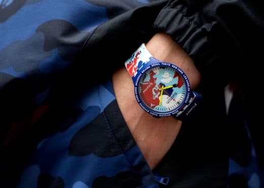 Новые Swatch. Часы в коллаборации с A Bathing Ape