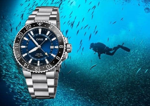 Oris Aquis GMT Date. Три часовых пояса для профессиональных путешественников