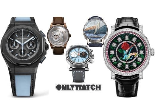 ONLY WATCH-2019. Girard-Perregaux, Andersen Geneve, Louis Vuitton, Trilobe и Speake-Marin