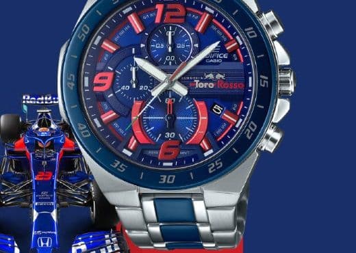Casio. Новые Edifice в цветах болидов Scuderia