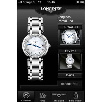 Все новинки Longines теперь в iPhone