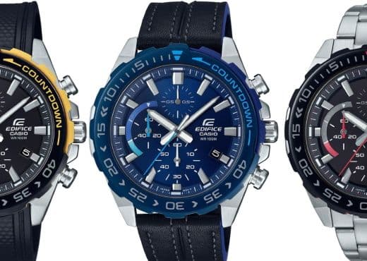 Новые Casio Edifice. Новинки с удобным обратным отсчетом