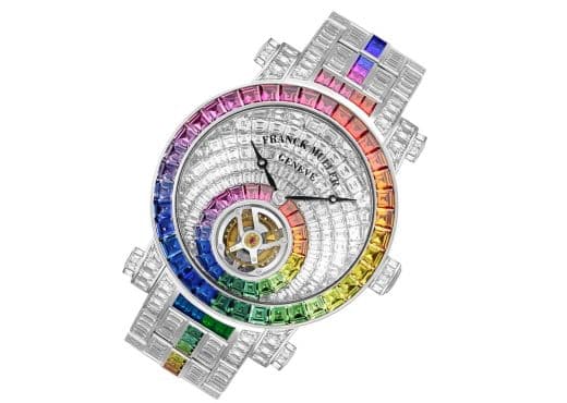 Franck Muller. Радужные часы с цветными сапфирами