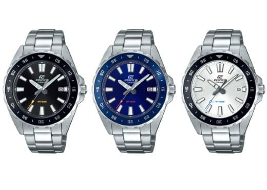 Casio Edifice. Новые модели с вращающимся ободком
