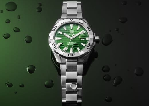 TAG Heuer. Изумрудные Aquaracer