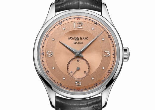 Редкие часы Montblanc с историческим механизмом Minerva