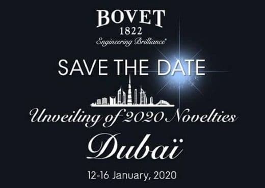 Bovet тоже покажет свои новинки в Дубае