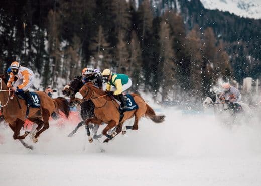 Longines и конный турнир на замерзшем озере Санкт-Морица