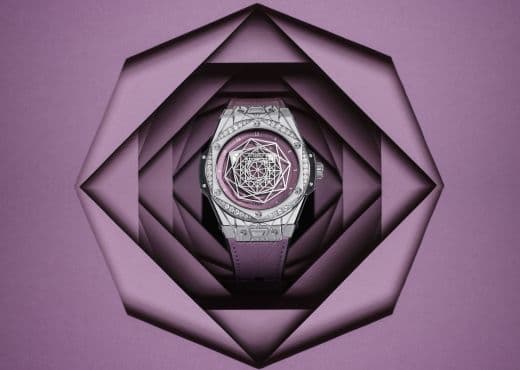 Графика тату в новых женских часах Hublot