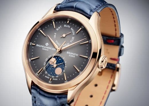 Baume & Mercier Clifton Baumatic с индикацией фаз Луны