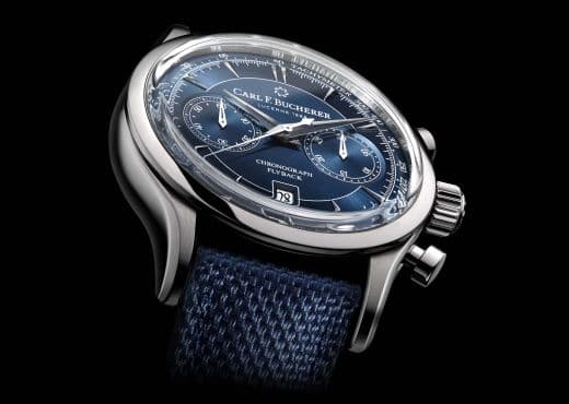 Синие версии Manero Flyback от Carl F. Bucherer