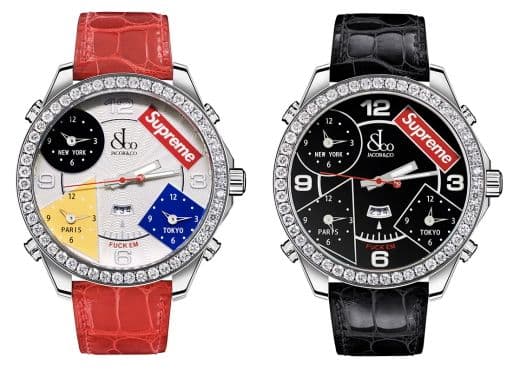 Jacob & Co. делает часы с Supreme