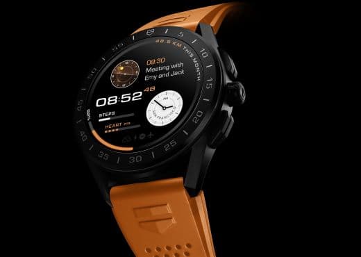 Новый циферблат и ремешки из нубука для TAG Heuer Connected